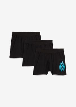 bonprix Boxer Aderenti (Pacco Da 3) - Nero