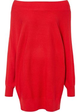 bonprix Maglione Con Spalle Scoperte - Rosso