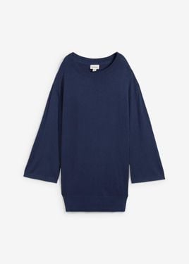 bonprix Maglione Lungo - Blu