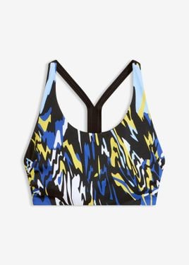 bonprix Reggiseno Bikini A Bustier Sportivo - Blu