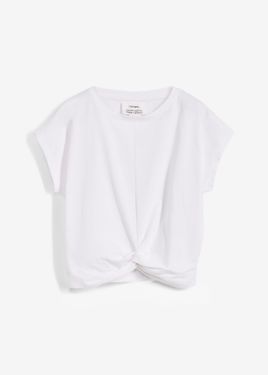 bonprix T-Shirt Cropped - Bianco