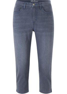 bonprix Jeans Capri Elasticizzati - Blu