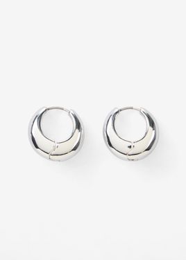bonprix Orecchini Chunky A Cerchio - Metallizzato