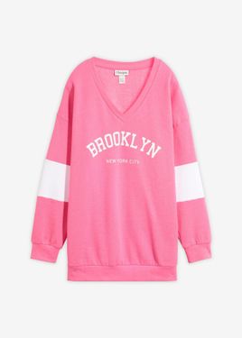 bonprix Felpa Oversize - Rosa