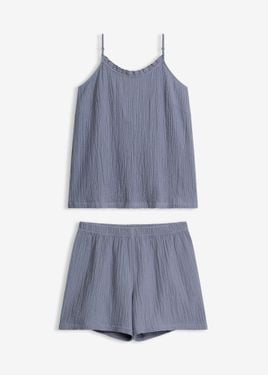 bonprix Pigiama Estivo - Blu