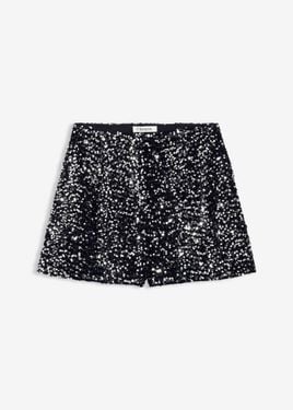 bonprix Shorts Di Paillettes - Nero