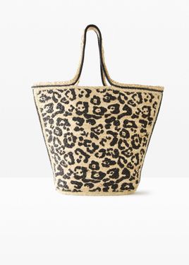 bonprix Borsa Shopper Di Paglia - Neutro