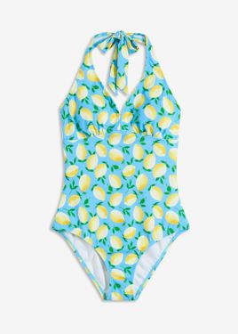 bonprix Costume Intero All'Americana Con Effetto Modellante Leggero - Blu