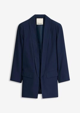 bonprix Blazer Lungo - Blu
