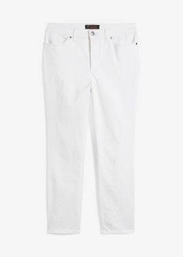bonprix Pantaloni Elasticizzati Comfort - Bianco