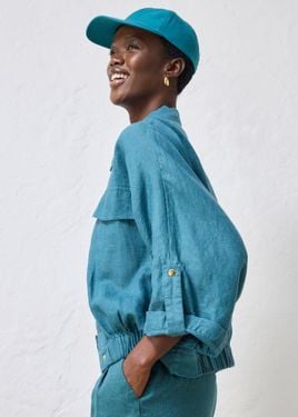 bonprix Cappello Con Visiera - Blu