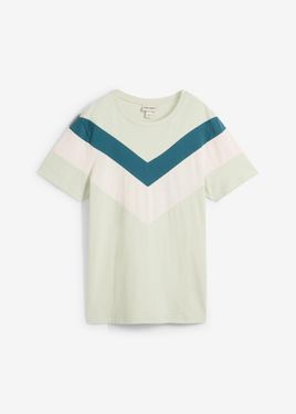 bonprix T-Shirt Con Cotone Biologico, Slim Fit - Blu