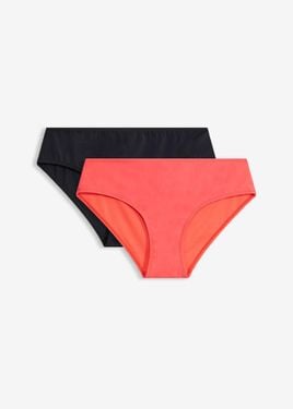 bonprix Slip Per Bikini (Pacco Da 2) - Rosso