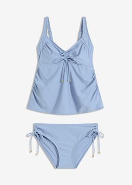 bonprix Tankini Prémaman Con Laccetti (Set 2 Pezzi) - Blu