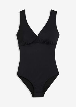 bonprix Costume Intero Con Effetto Modellante Forte - Nero