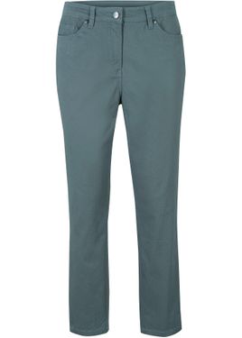 bonprix Pantaloni Cropped A Vita Alta - Blu