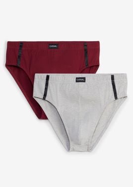 bonprix Slip Alto Con Cotone (Pacco Da 5) - Bianco