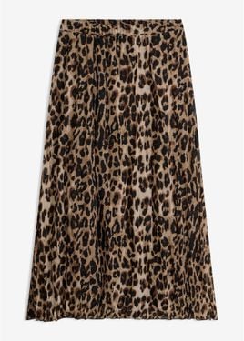 bonprix Gonna Di Chiffon Con Effetto Crinkle - Neutro