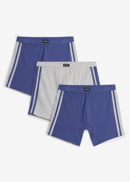 bonprix Boxer Aderenti (Pacco Da 3) - Blu