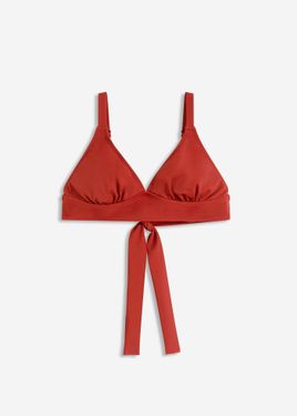 bonprix Reggiseno Per Bikini Con Fascia Ampia - Rosso