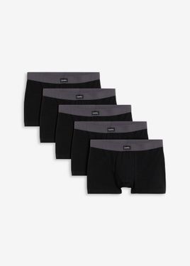 bonprix Boxer Aderenti (Pacco Da 5) - Nero