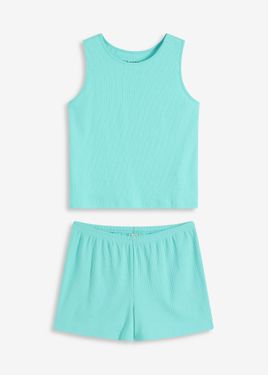 bonprix Pigiama Estivo - Blu
