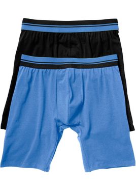bonprix Boxer Lunghi (Pacco Da 2) - Blu