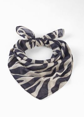 bonprix Foulard Zebrato - Grigio