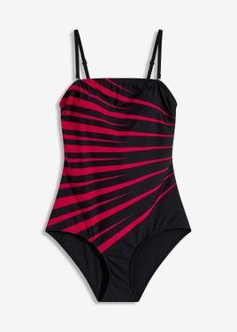 bonprix Costume Intero Con Effetto Modellante Leggero - Rosso