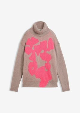 bonprix Maglione A Collo Alto Ampio - Rosa