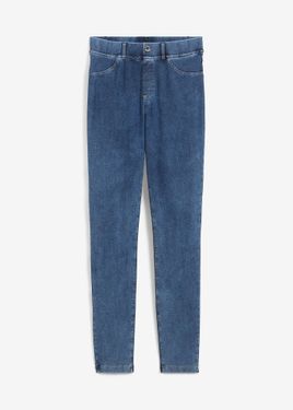 bonprix Leggings Effetto Jeans - Blu