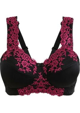 bonprix Reggiseno Contenitivo Senza Ferretto - Rosso