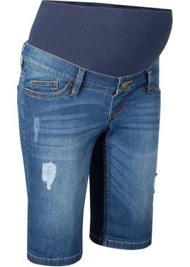 bonprix Bermuda Di Jeans Prémaman, Regular Fit - Blu