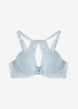 bonprix Reggiseno Modello Racerback Con Coppe Preformate E Ferretto - Blu
