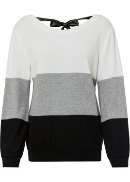 bonprix Maglia A Maniche Lunghe - Grigio