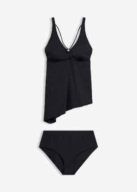 bonprix Tankini Con Dettaglio Ad Anello (Set 2 Pezzi) - Nero