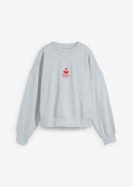 bonprix Felpa Oversize - Bianco