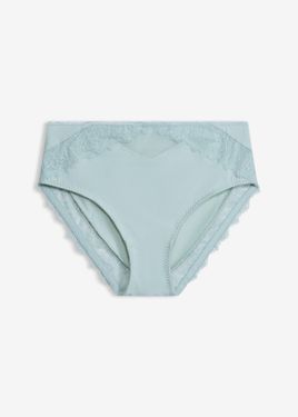 bonprix Slip Alto Con Pizzo Delicato - Blu