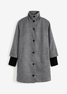 bonprix Cappotto Corto - Grigio
