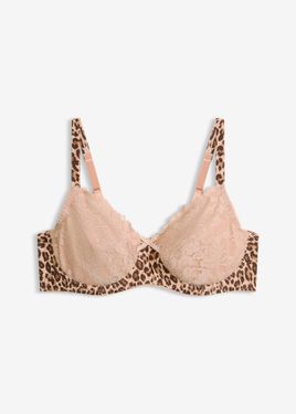 bonprix Reggiseno Con Ferretto E Fantasia Leopardata - Neutro