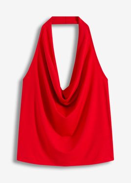 bonprix Top Con Scollo All'Americana - Rosso