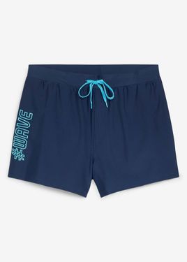 bonprix Costume A Pantaloncino Corto - Blu