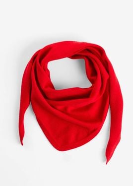 bonprix Sciarpa Di Maglia A Triangolo - Rosso