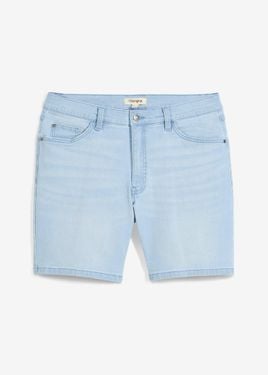 bonprix Bermuda Di Jeans Larghi Elasticizzati, Loose Fit - Blu
