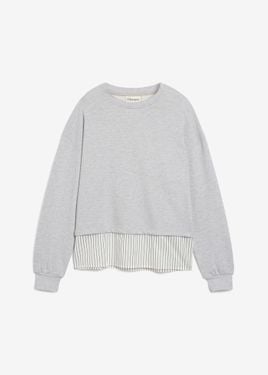bonprix Felpa Con Inserto Di Camicia - Bianco