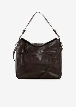 bonprix Borsa Shopper Con Tasca Esterna - Nero