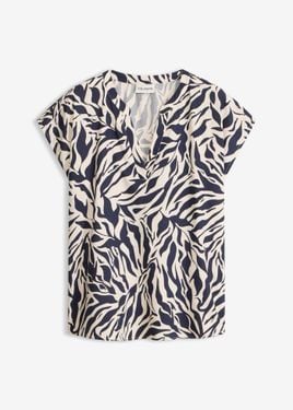 bonprix Blusa A Maniche Corte - Bianco