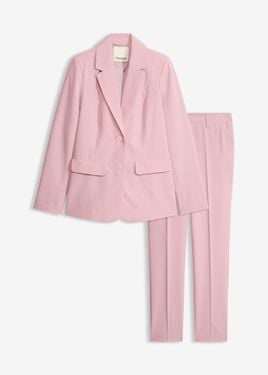 bonprix Tailleur Giacca E Pantaloni (2 Pezzi) - Rosa