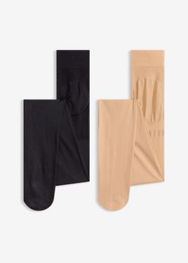 bonprix Collant Modellanti 30 Den (Pacco Da 2) - Bianco
