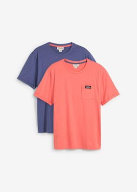 bonprix T-Shirt Con Tasca - Rosa